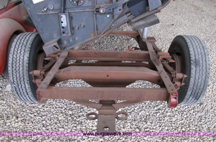 image for item 8481 Allis Chalmers 315 platform header with trailer