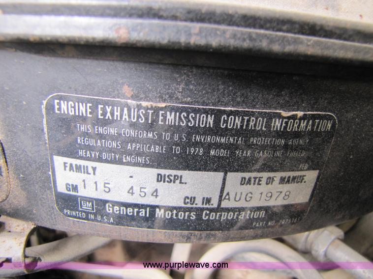 image for item 8483 1978 GMC Sierra Grande 25 Camper Special truck with camper