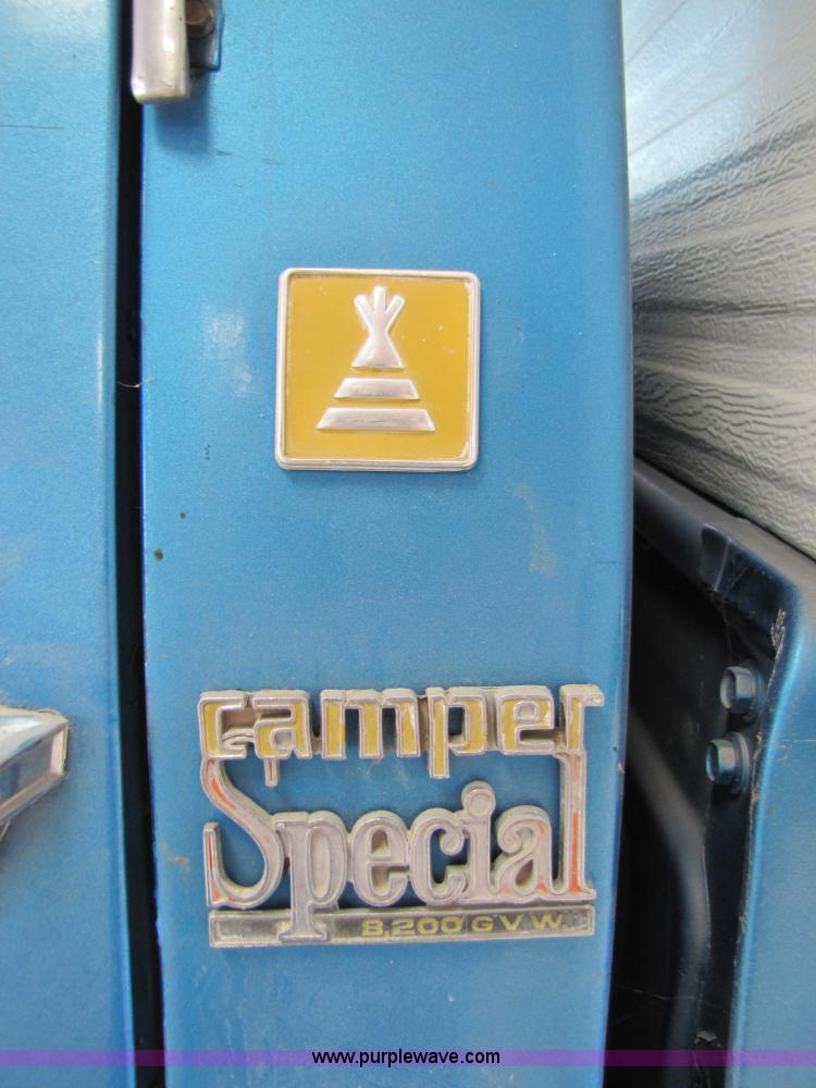 image for item 8483 1978 GMC Sierra Grande 25 Camper Special truck with camper