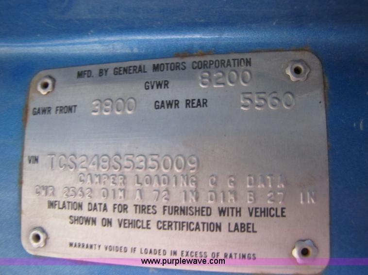 image for item 8483 1978 GMC Sierra Grande 25 Camper Special truck with camper