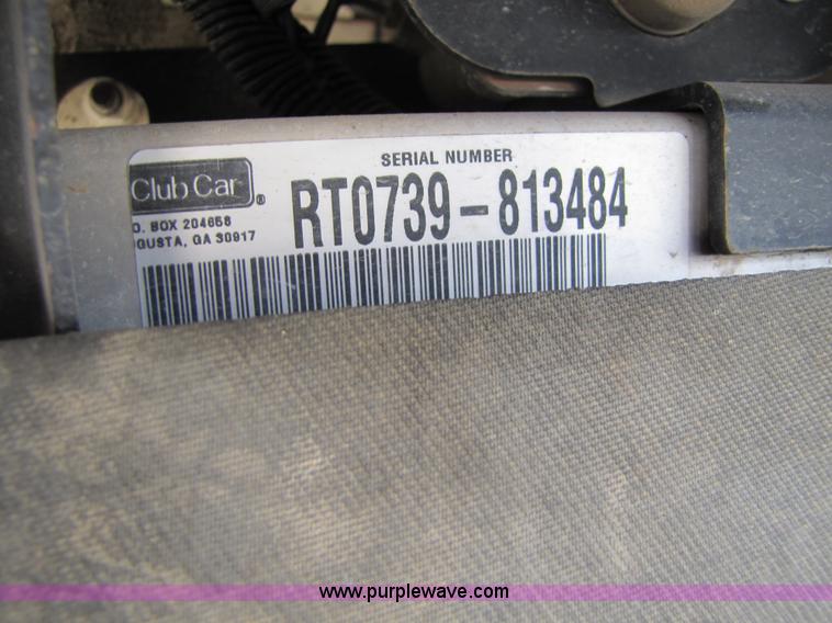 image for item 8486 2007 Club Car XRT1550G utility vehicle