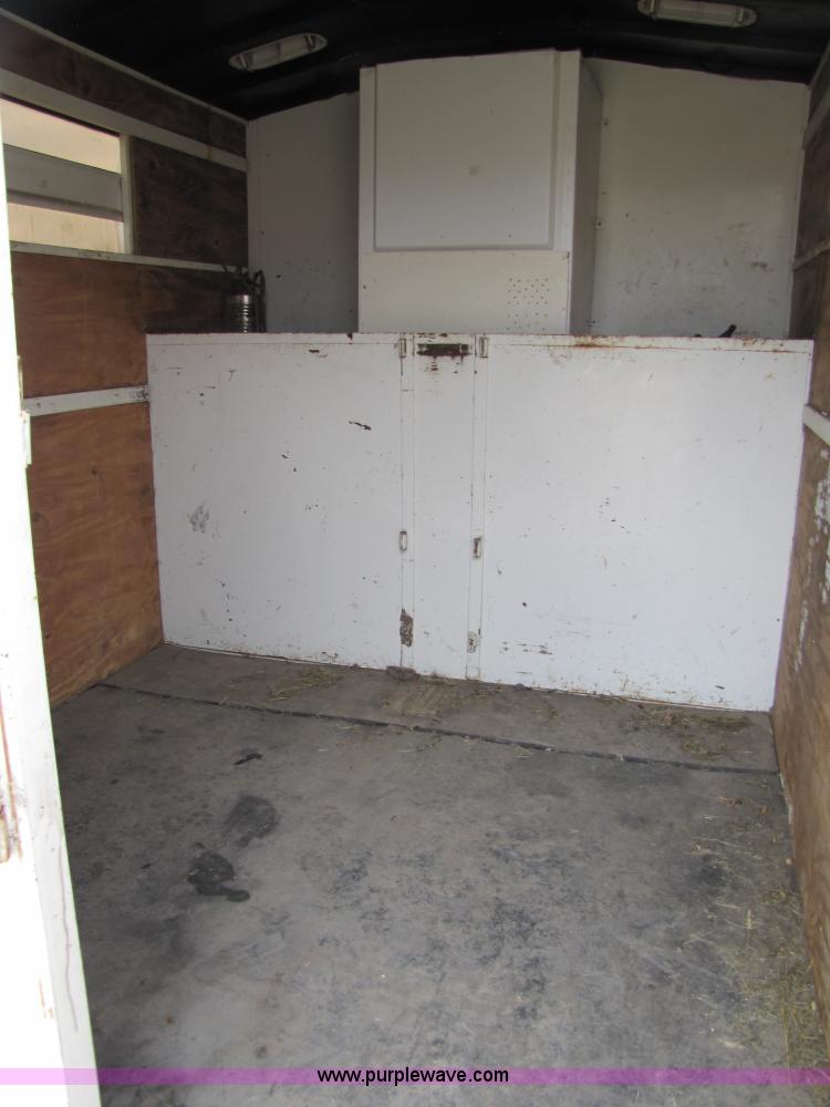 image for item 8511 1992 Titan 14' goose neck horse trailer with living quarters