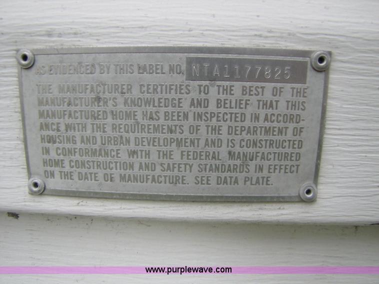 image for item 8540 2002 Schult/Oakwood modular home