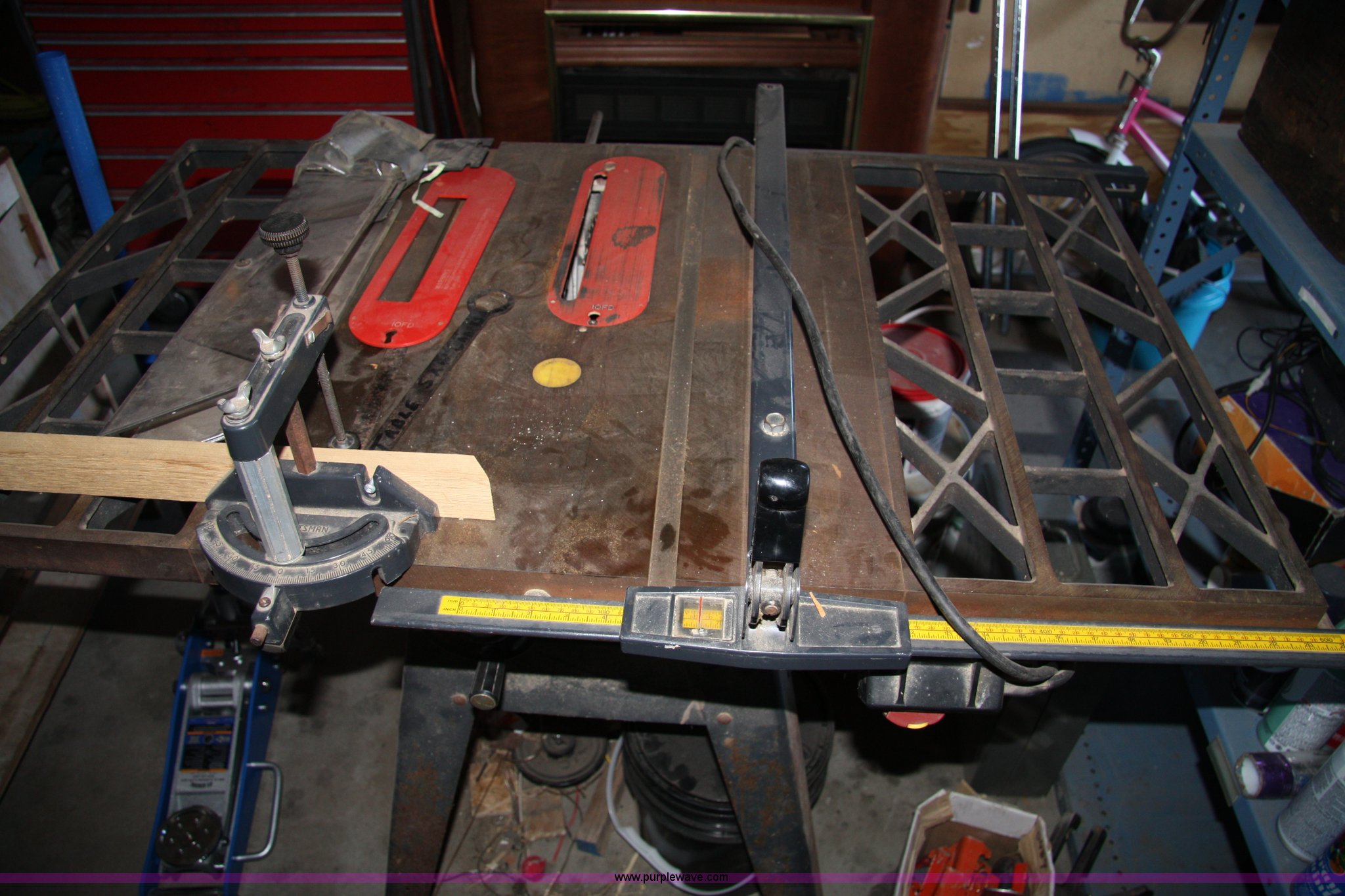 Craftsman 10" table saw deluxe flex drive in KS Item 1715