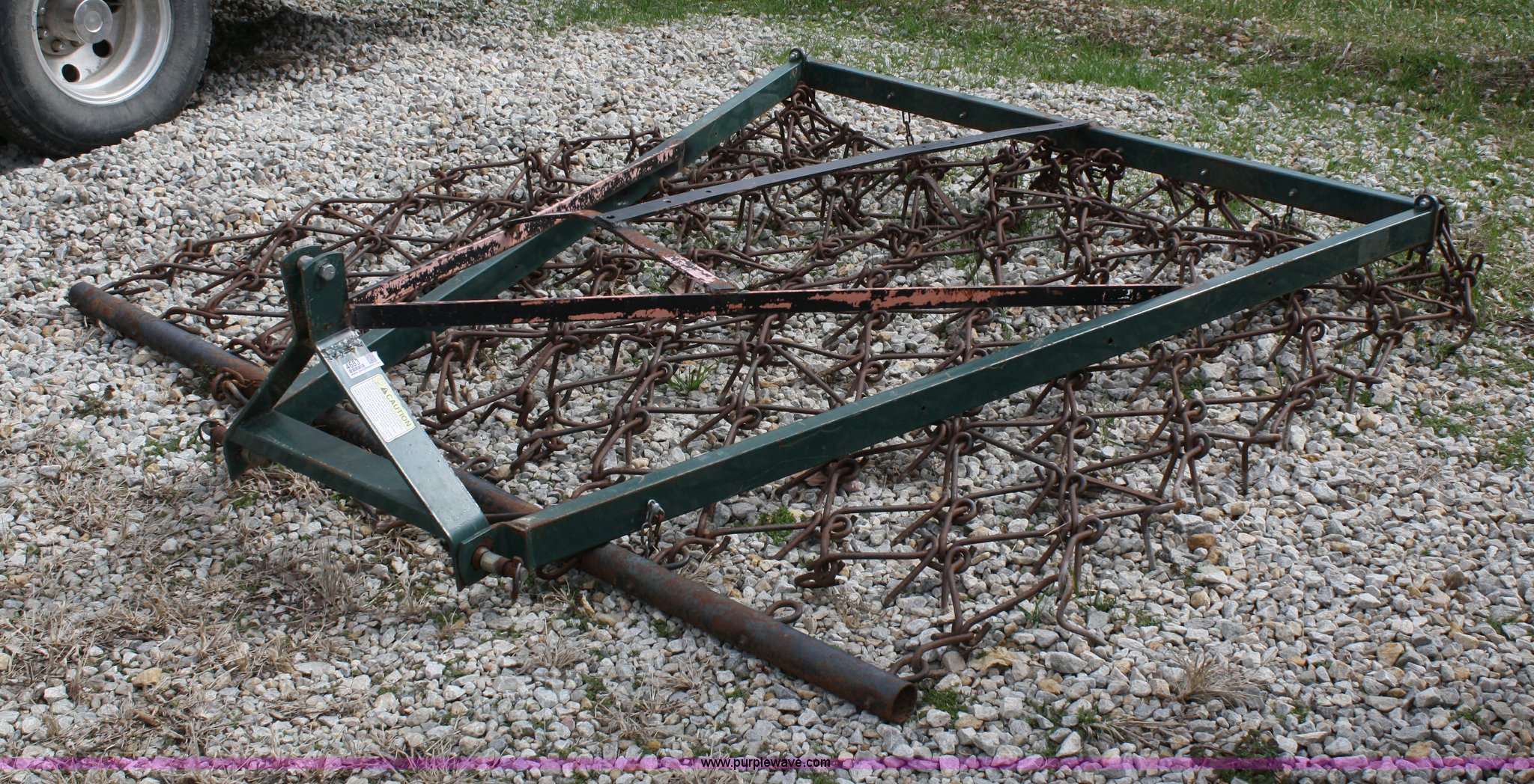 7'6" three point drag harrow in Lawrence, KS Item 4683 sold Purple Wave