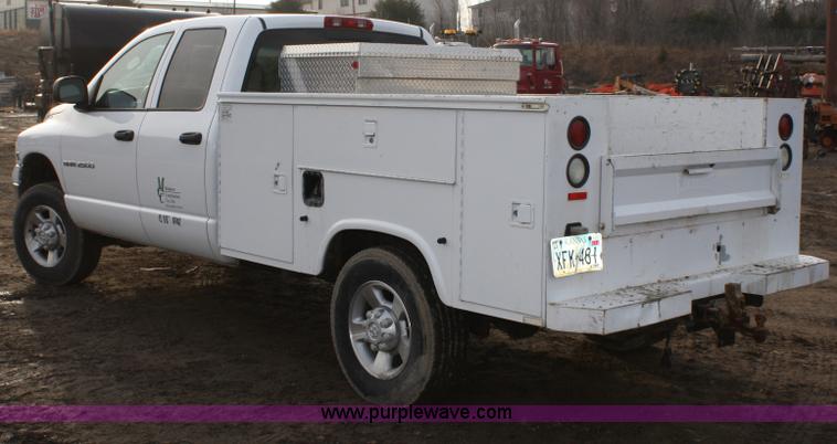 image for item 4796 2003 Dodge Ram 2500 quad cab pickup truck