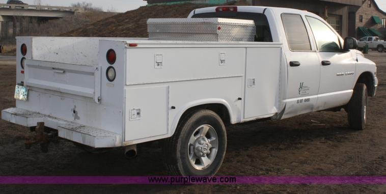 image for item 4796 2003 Dodge Ram 2500 quad cab pickup truck