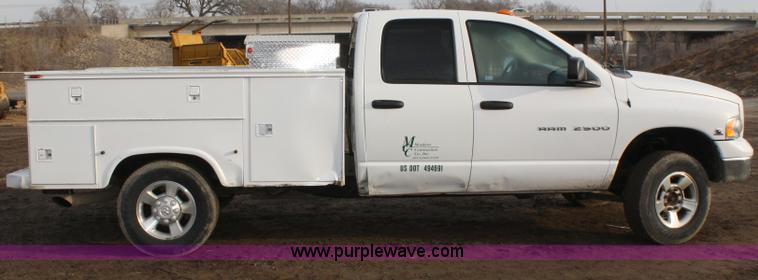 image for item 4796 2003 Dodge Ram 2500 quad cab pickup truck