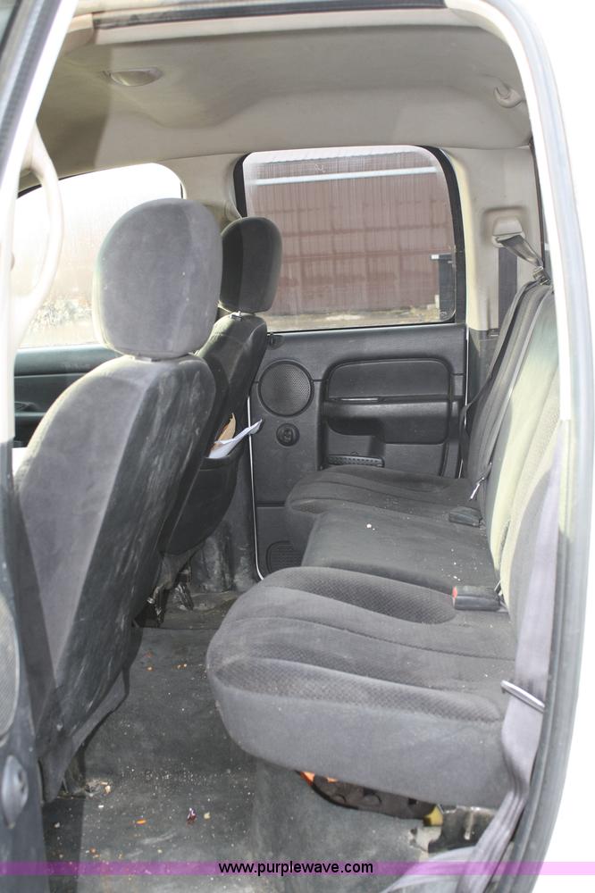 image for item 4796 2003 Dodge Ram 2500 quad cab pickup truck