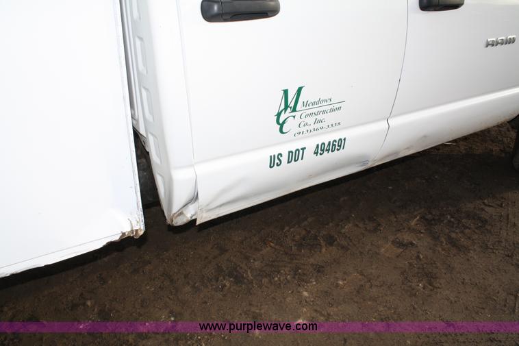 image for item 4796 2003 Dodge Ram 2500 quad cab pickup truck