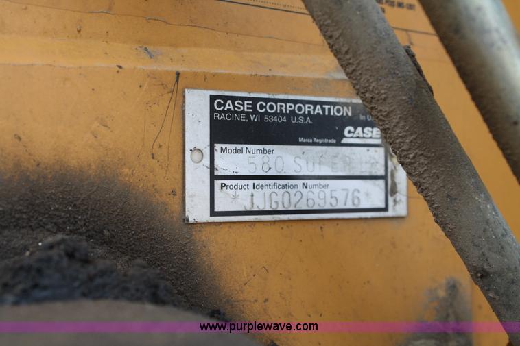image for item 4963 1999 Case 580 Super L Series 2 backhoe