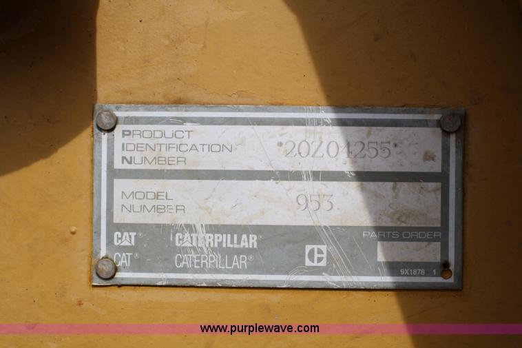 image for item 4964 1992 Caterpillar 953 track loader