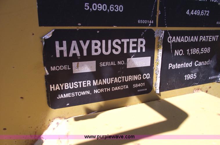 image for item 5586 HayBuster 256 Plus II self loader