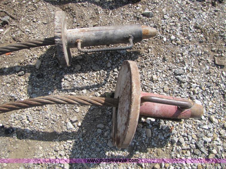 Assorted cable pipe chokers in Tonganoxie, KS Item 8700 sold Purple