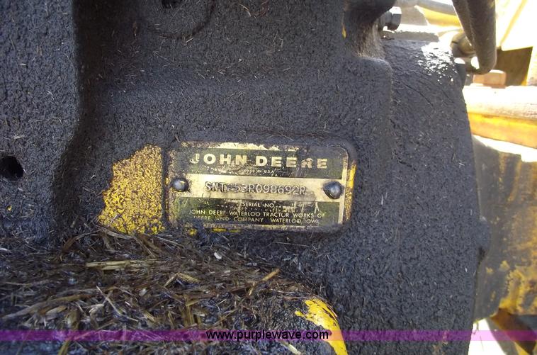 image for item 9562 John Deere 648 tractor with canopy