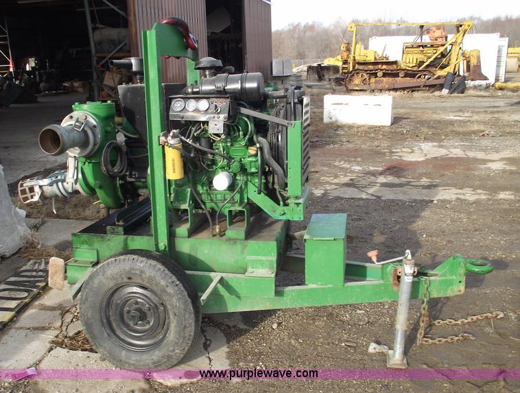 image for item 9566 Godwin towable four inch trash pump