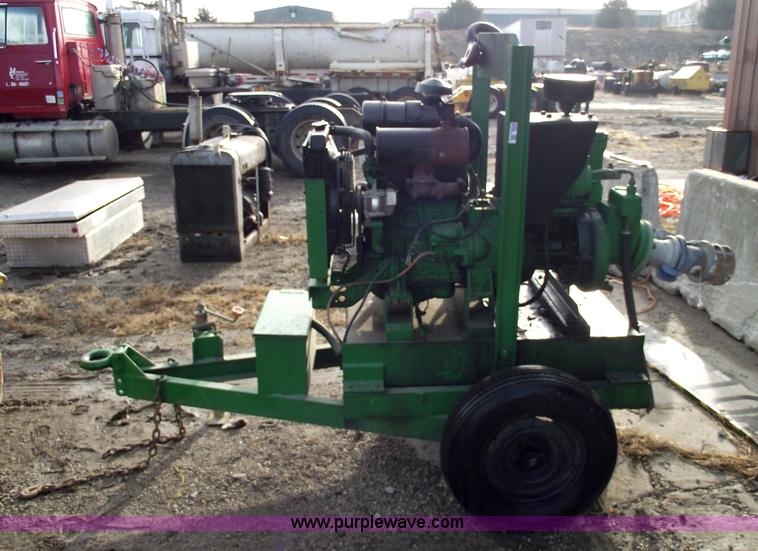 image for item 9566 Godwin towable four inch trash pump