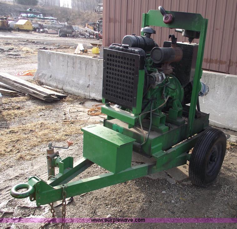 image for item 9566 Godwin towable four inch trash pump