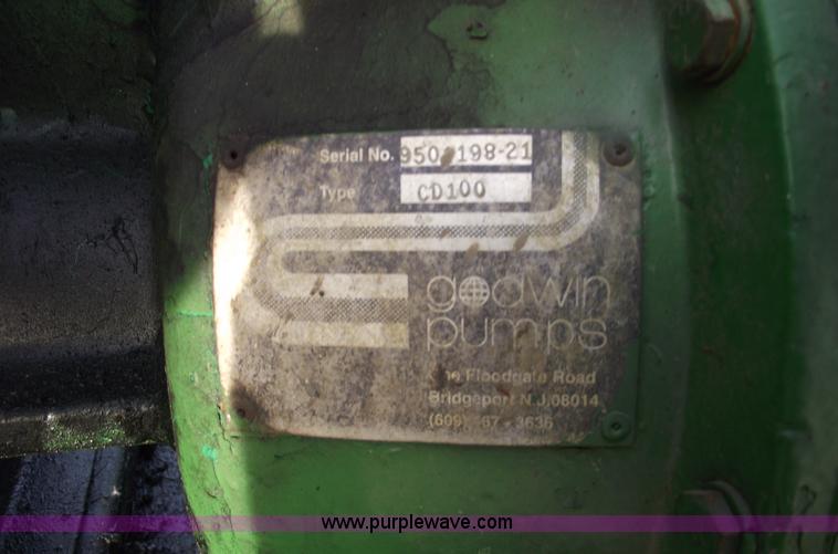 image for item 9566 Godwin towable four inch trash pump