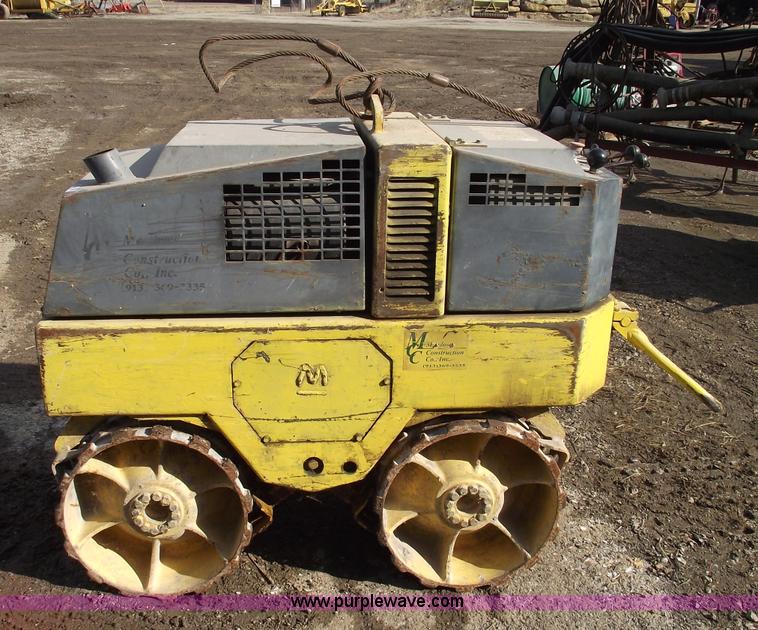 image for item 9567 Bomag GW65T walk behind compactor