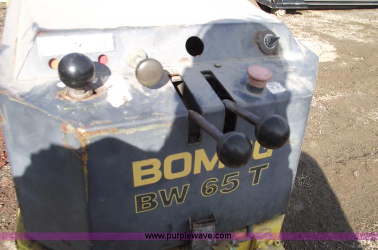 image for item 9567 Bomag GW65T walk behind compactor