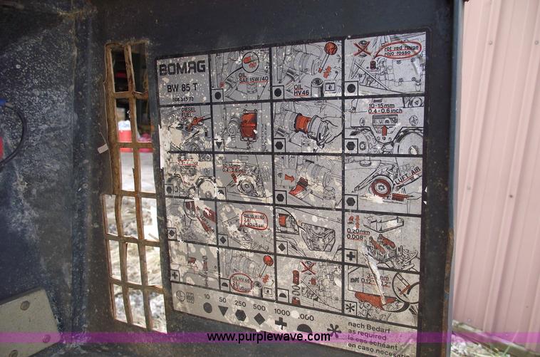 image for item 9567 Bomag GW65T walk behind compactor