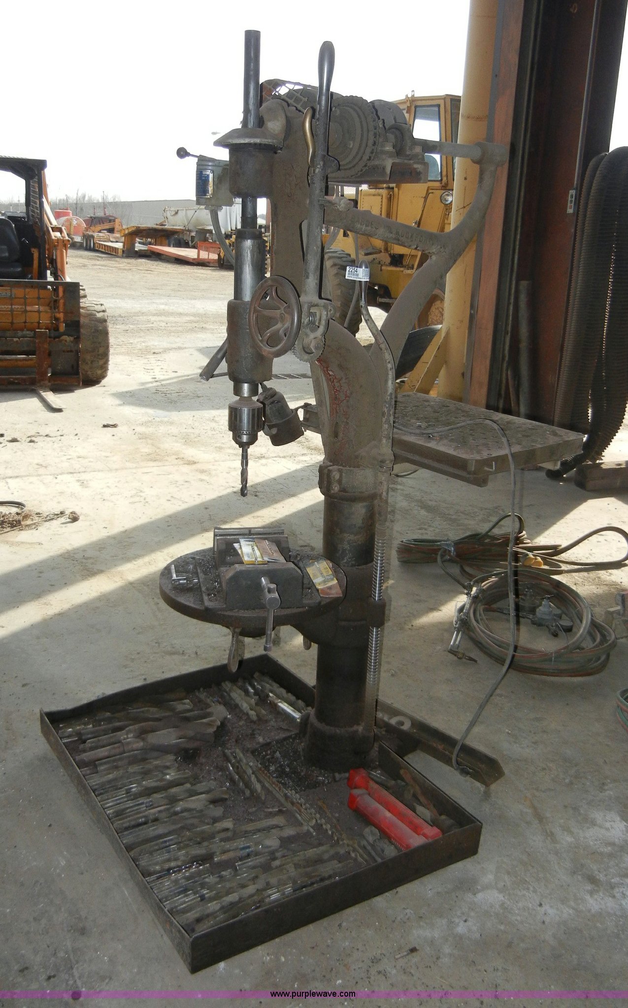 W.F. \u0026 J Barnes Co. drill press in 