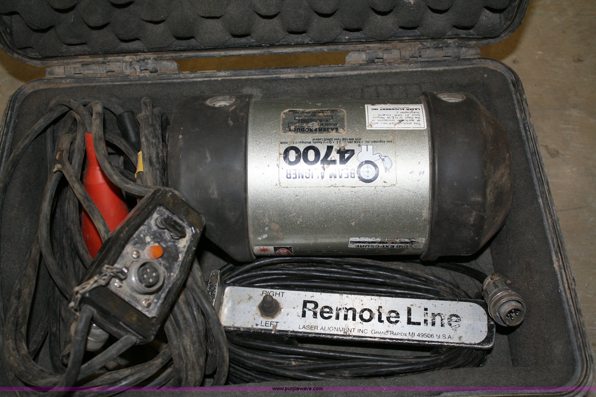 Beam aligner 4700 pipe laser with remote in Tonganoxie, KS Item 5087