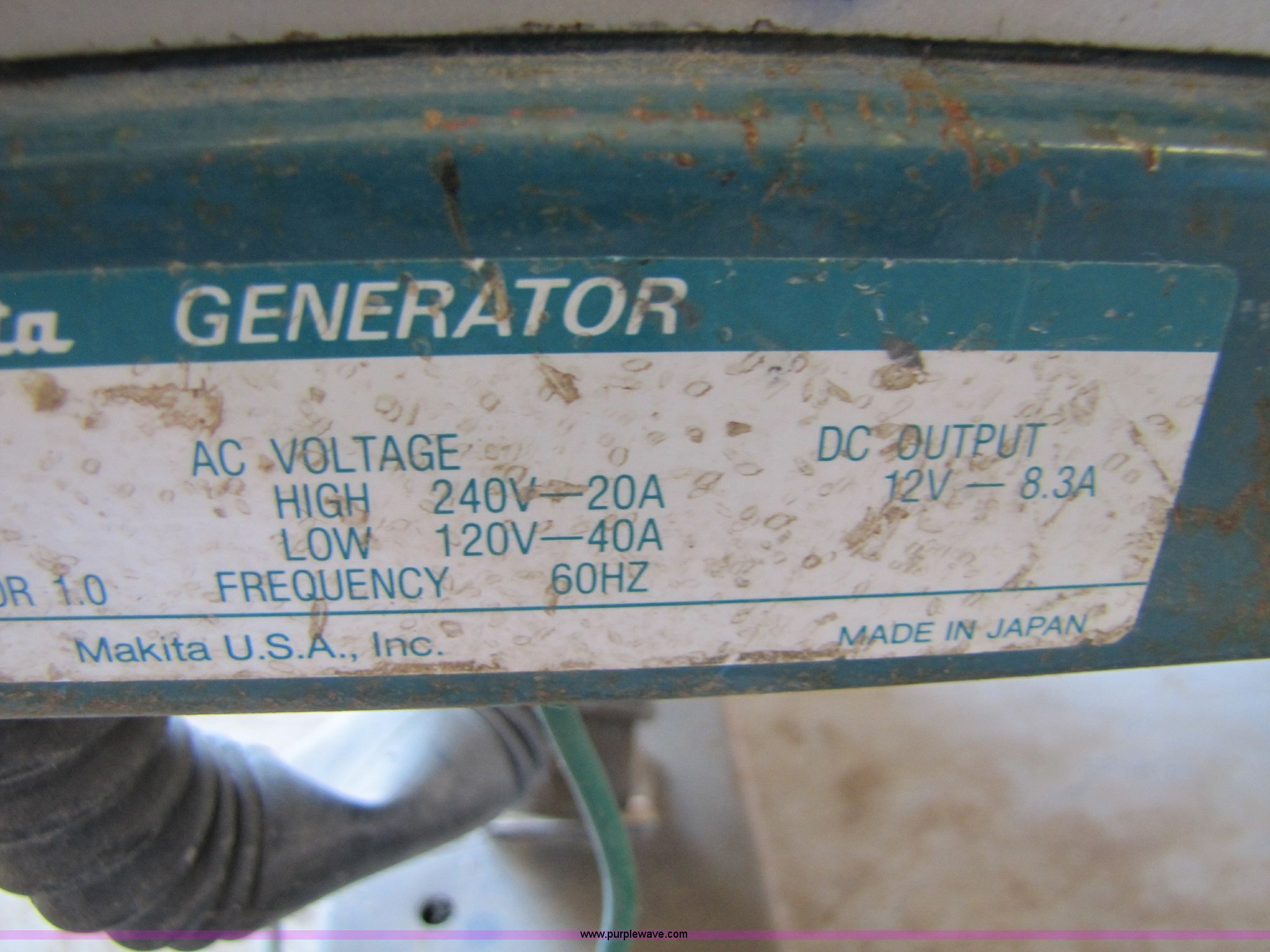 Makita G6100R generator in Tonganoxie, KS Item 5565 sold Purple Wave