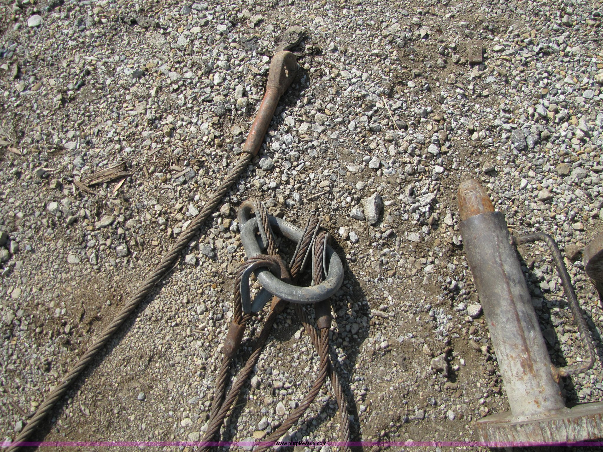 Assorted cable pipe chokers in Tonganoxie, KS Item 8700 sold Purple