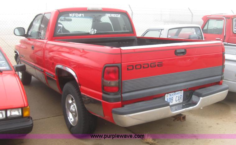 image for item 2337 1998 Dodge Ram 1500 Laramie SLT quad cab pickup truck