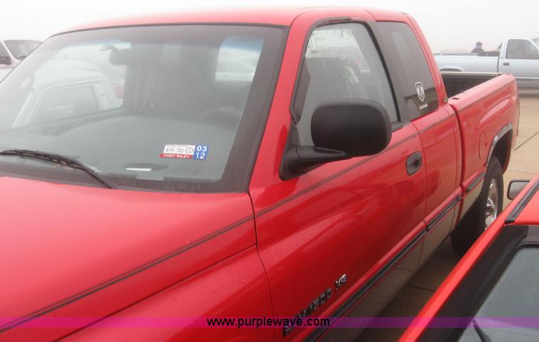 image for item 2337 1998 Dodge Ram 1500 Laramie SLT quad cab pickup truck