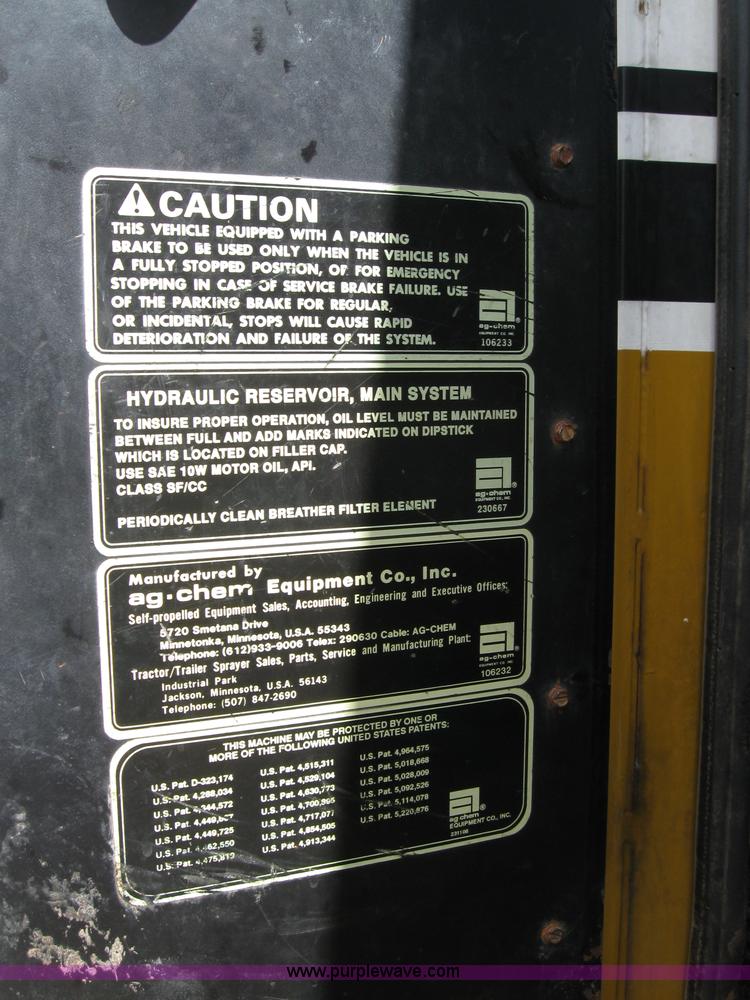 image for item 1950 1998 Ag-Chem TerraGator 1844 self-propelled sprayer