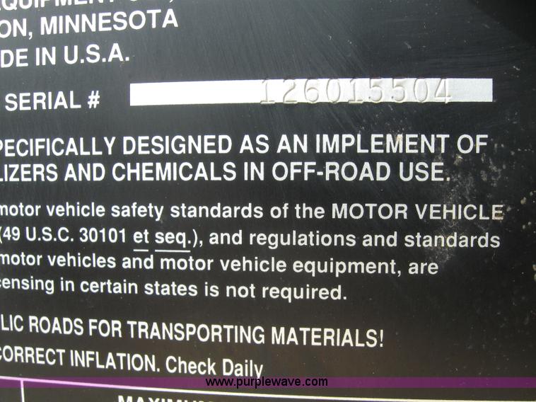 image for item 1951 2004 Ag-Chem RoGator 1264 self-propelled sprayer