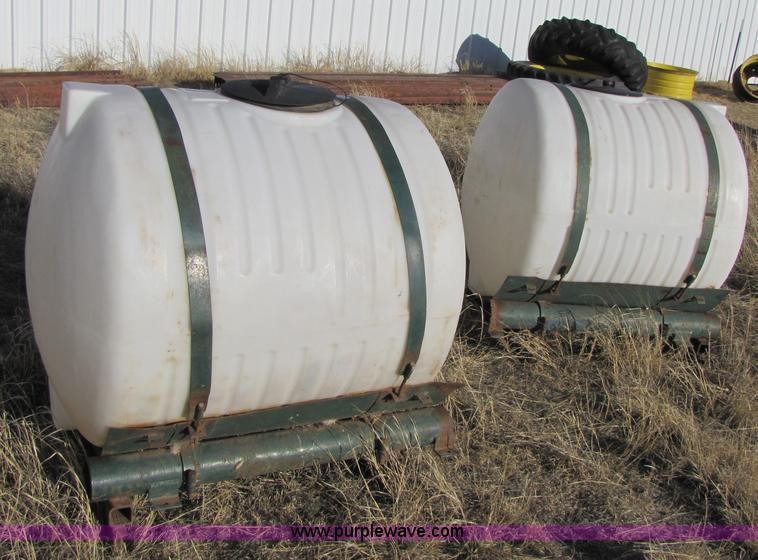 image for item 3458 (2) 200 gallon Wylie saddle tanks