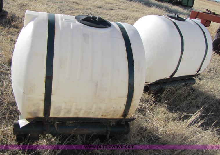 image for item 3458 (2) 200 gallon Wylie saddle tanks