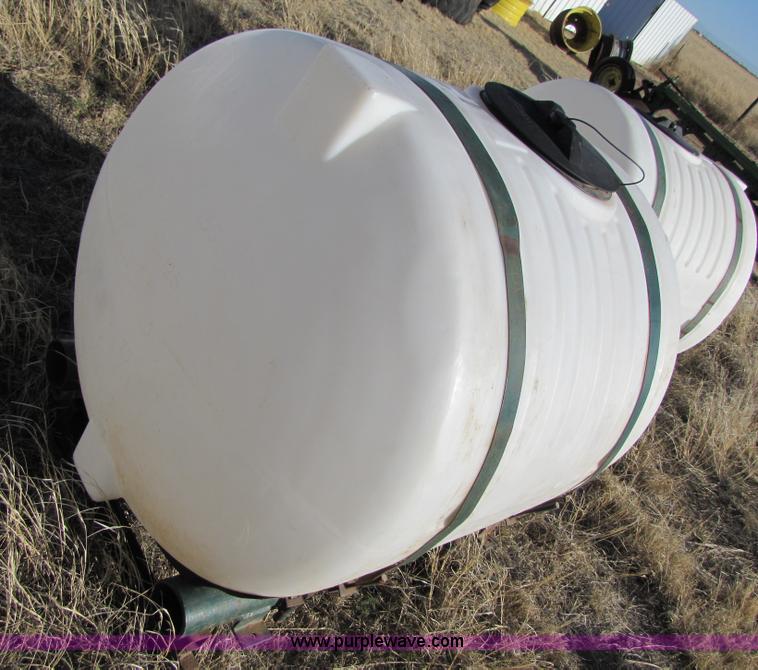 image for item 3458 (2) 200 gallon Wylie saddle tanks