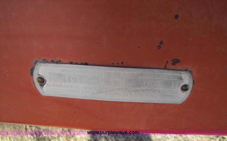 image for item 3459 Krause 1498 offset disc