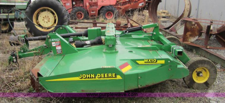 image for item 3803 John Deere MX10 rotary mower