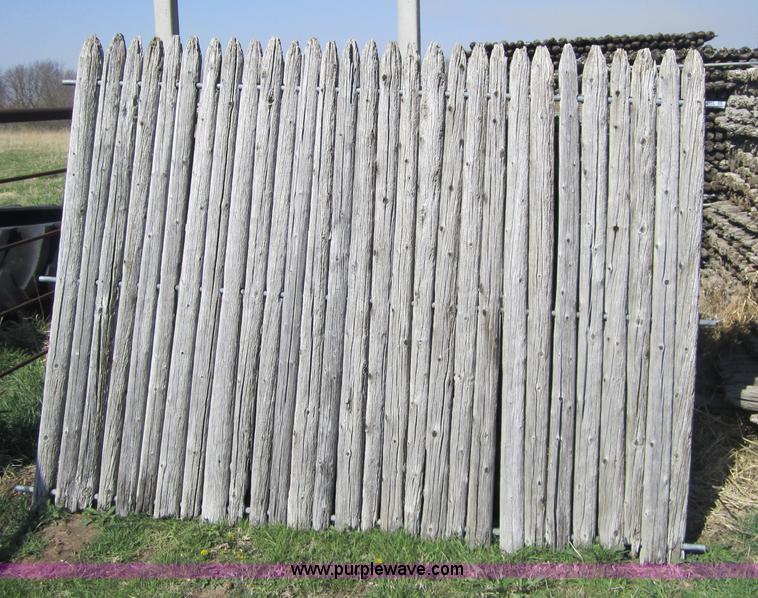 image for item 3849 (170) stockade fence wood
