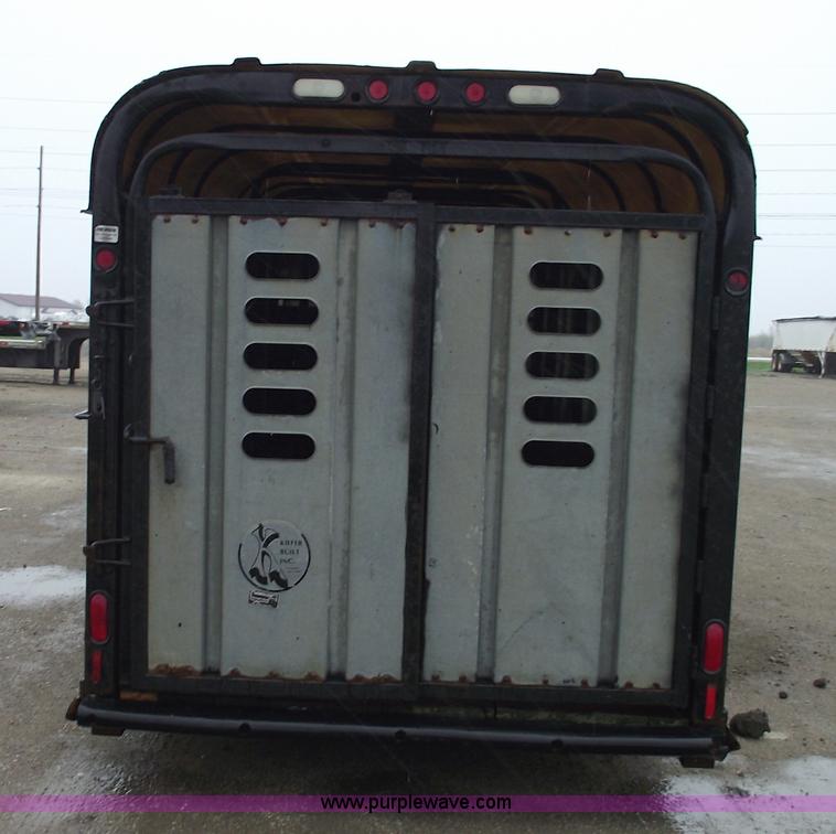 image for item 5429 1987 Kiefer Built 29' stock trailer