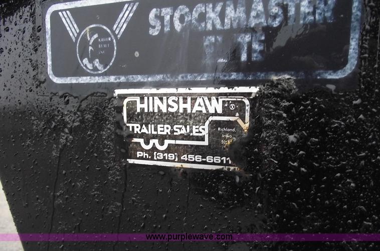 image for item 5429 1987 Kiefer Built 29' stock trailer