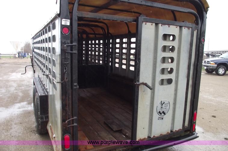 image for item 5429 1987 Kiefer Built 29' stock trailer