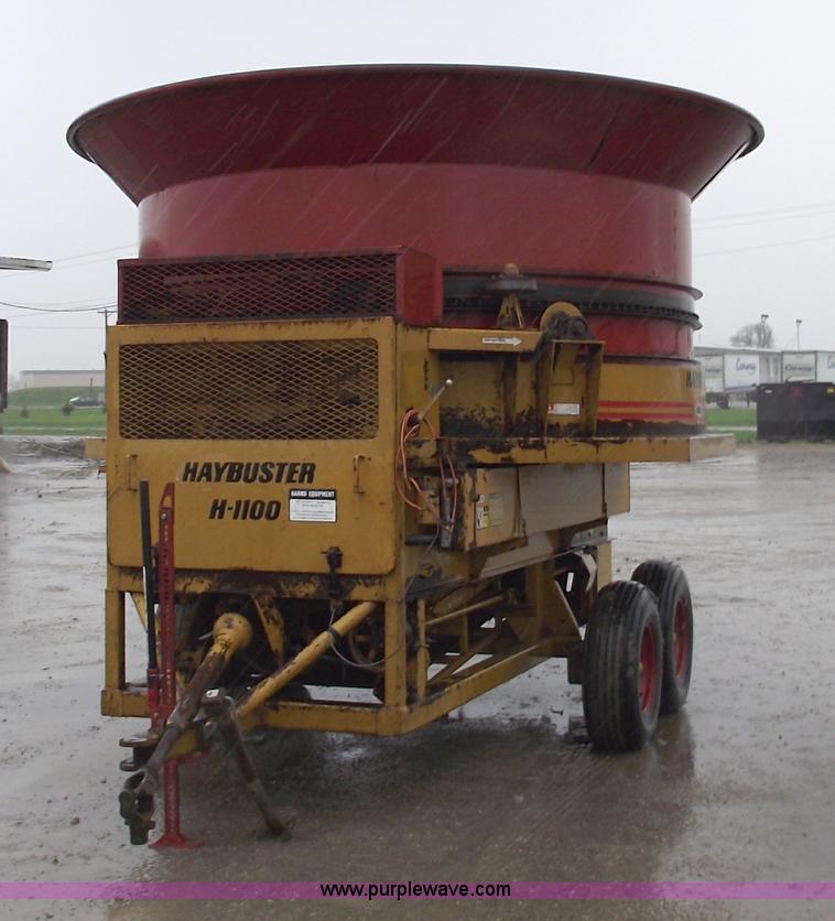 image for item 5431 HayBuster H1100 Big Bite hay bale grinder