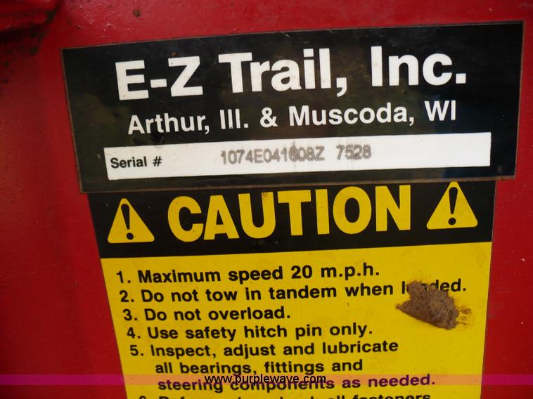 image for item 6018 E-Z Trail 3400 grain wagon