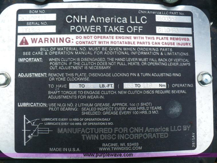 image for item 6019 Case P85 diesel engine power unit