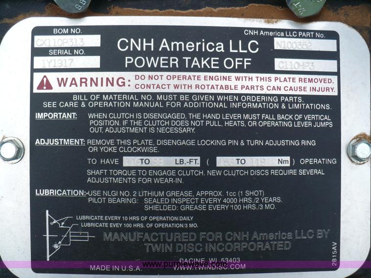 image for item 6020 Case P85 diesel engine power unit