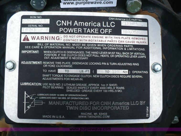 image for item 6021 Case P85 diesel engine power unit