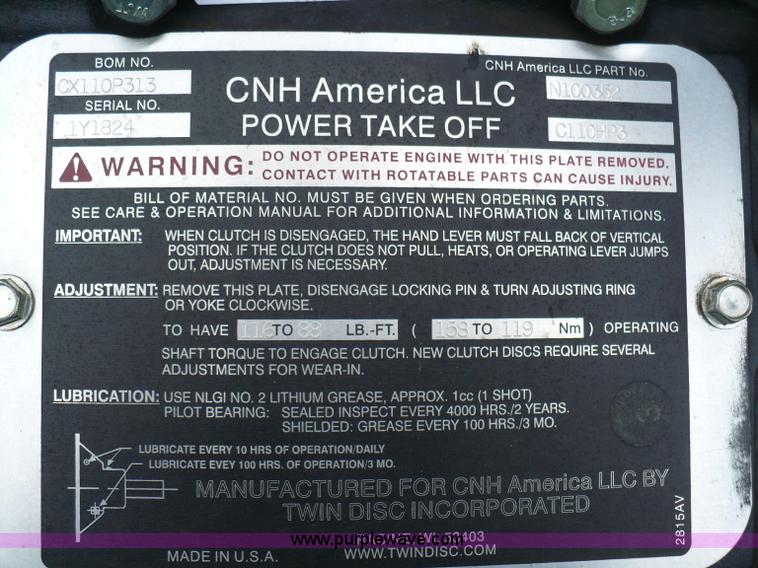 image for item 6022 Case P85 diesel engine power unit