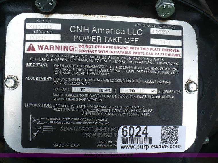 image for item 6024 Case P85 diesel engine power unit